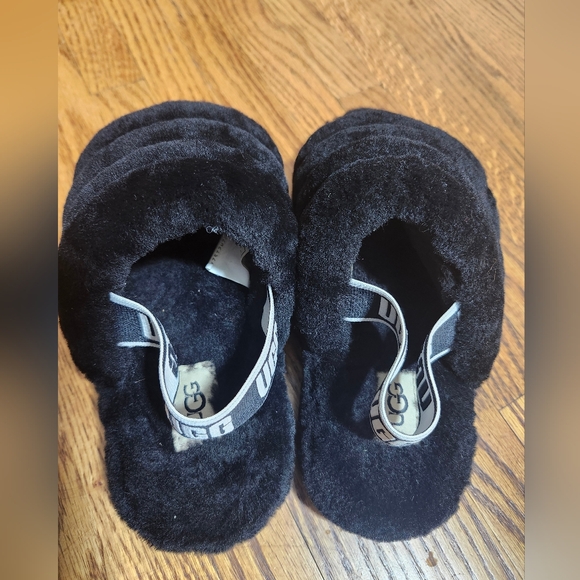 Ugg Kids Fluff Yeah Slide Slippers Size 1 - Picture 3 of 7